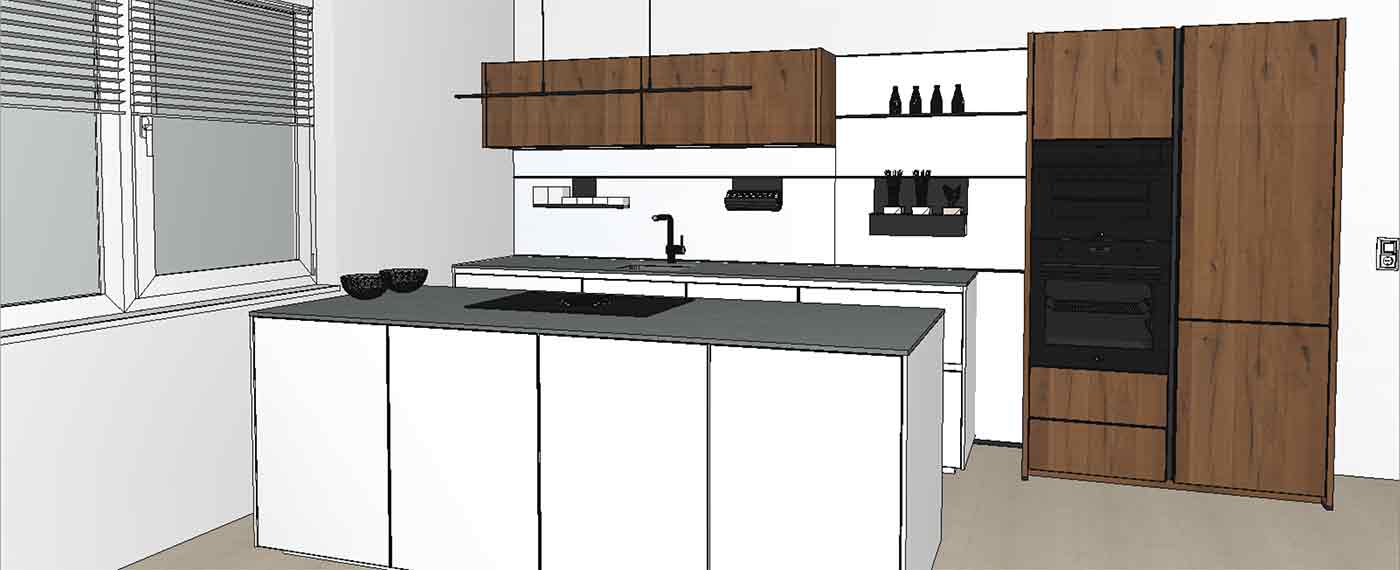 individuelle Küchenplanung im modernen Design 